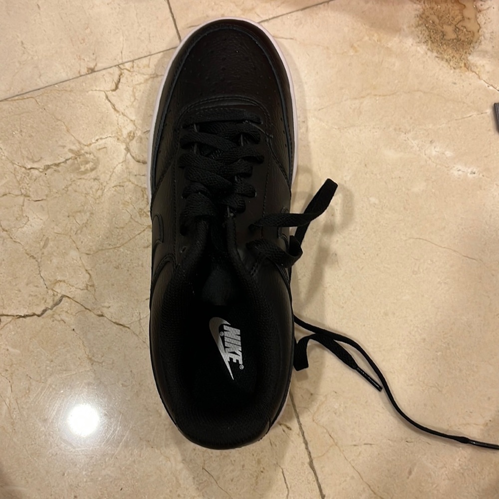 Women’s Nike Court Vision Low Black and White